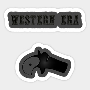 Western Era - Short Pistol Sticker